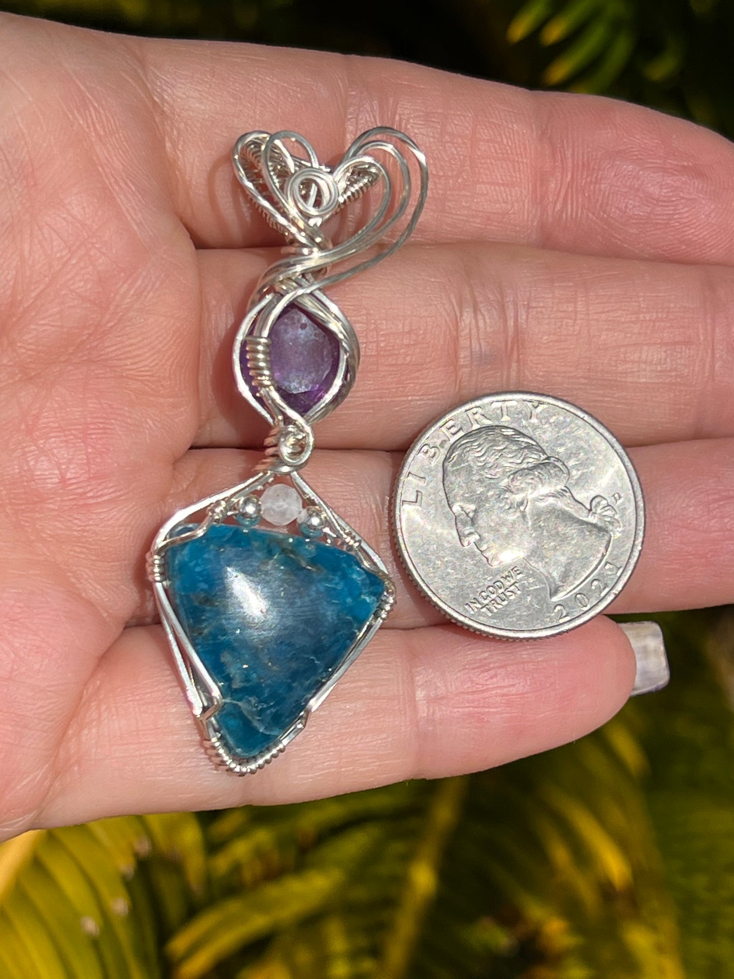 Apatite, Amethyst & Moonstone ~ Sacred Vision