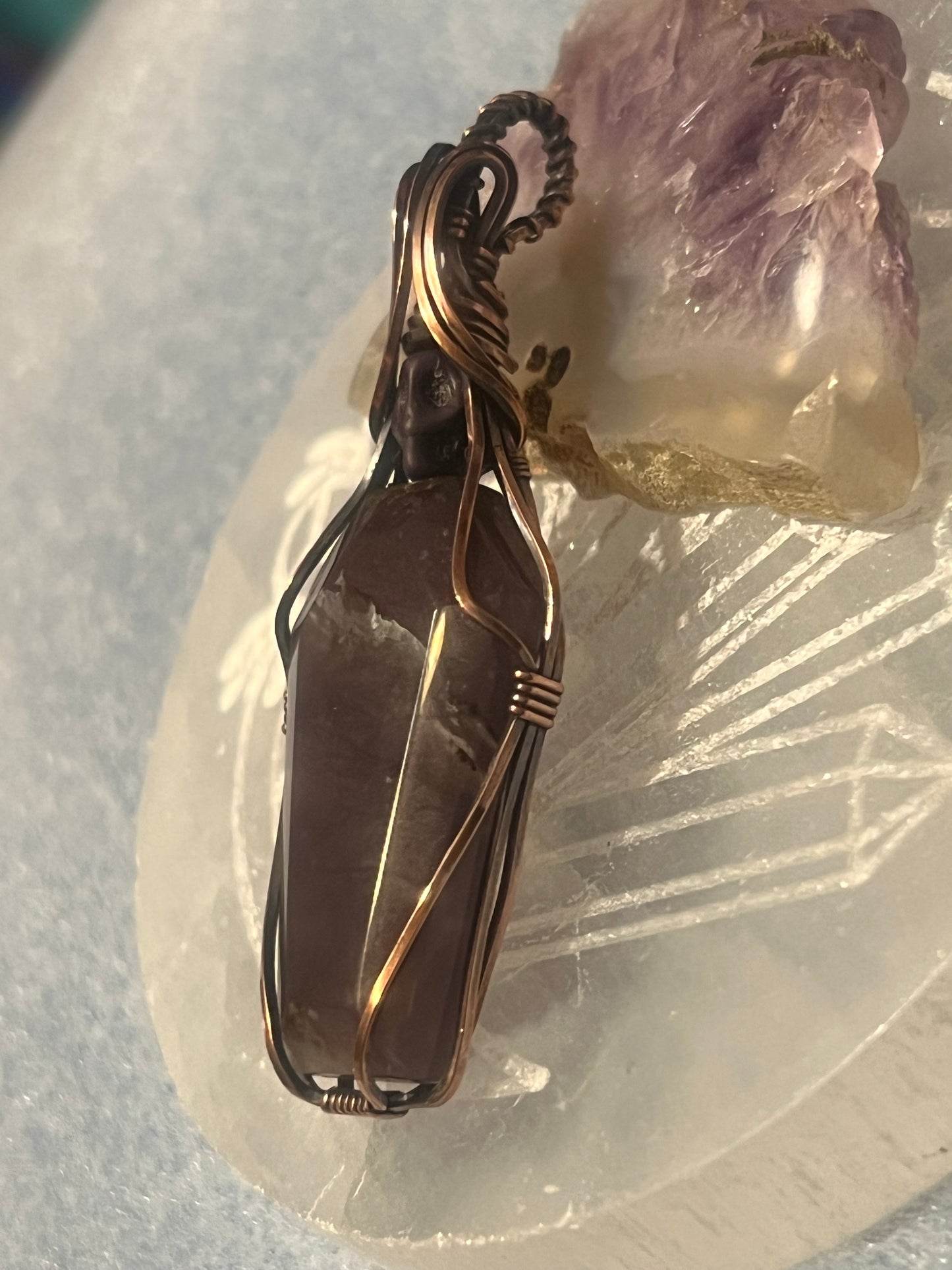 Purple Plume Coffin