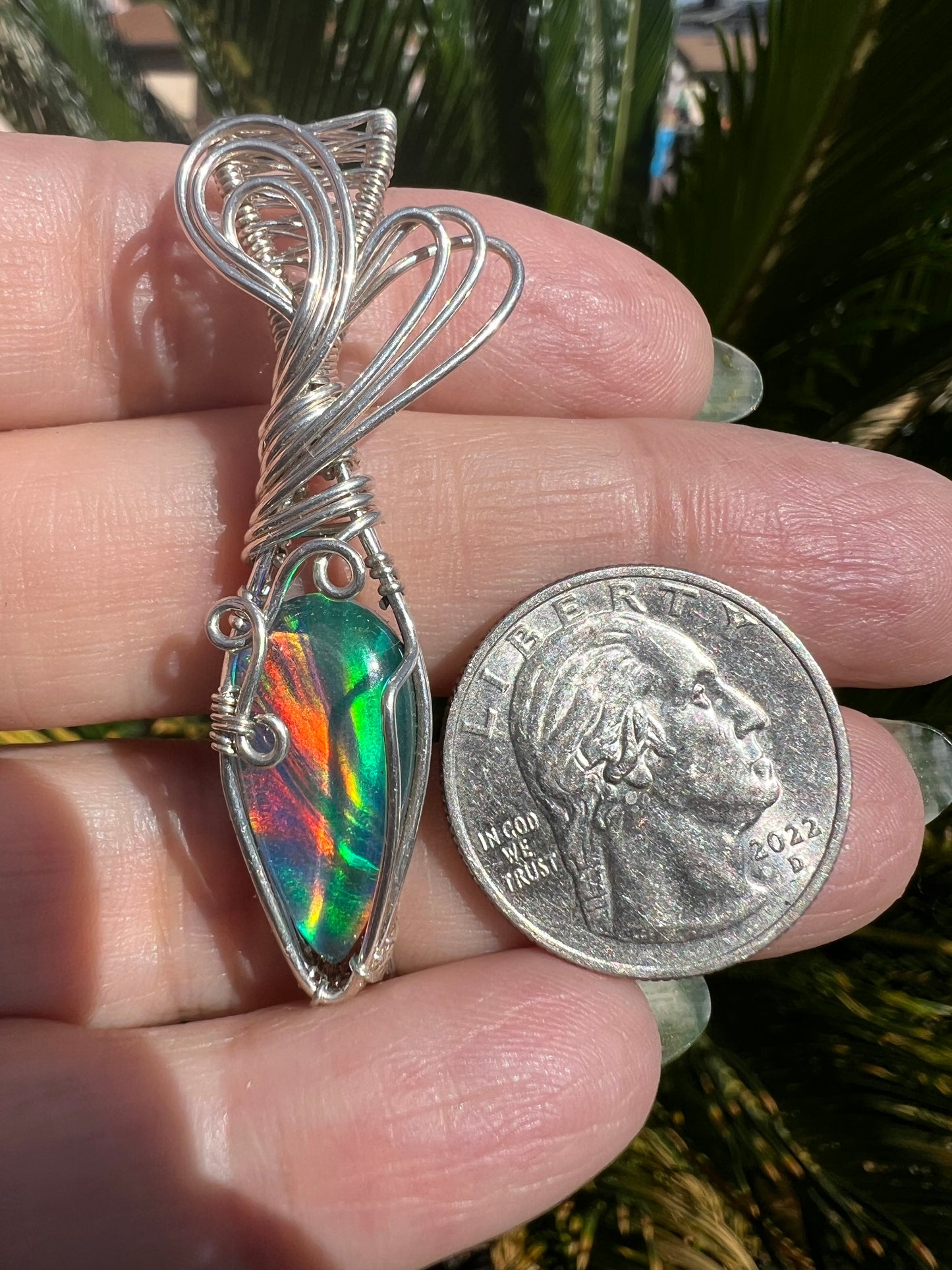 Aurora Opal — Celestial Flame