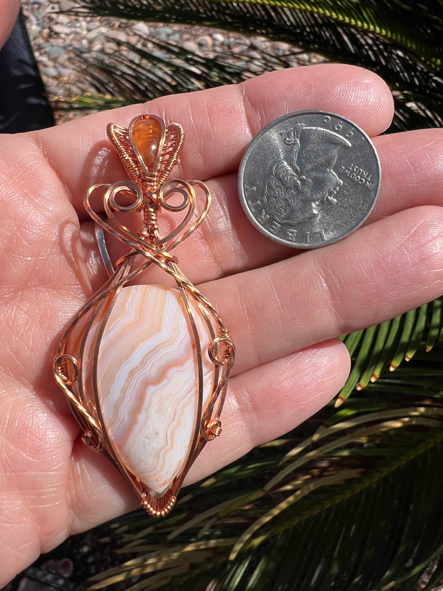 Peach Lace & Tourmaline