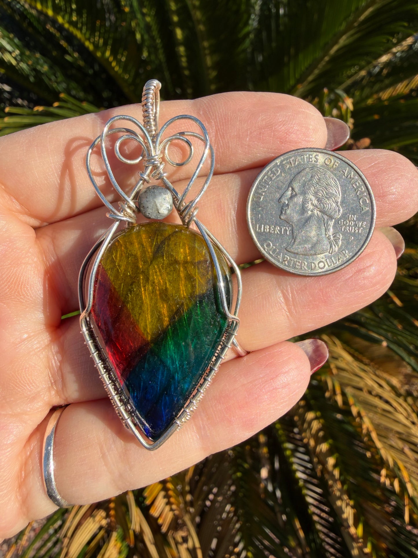 Dyed Labradorite ~ Rainbow Alchemy