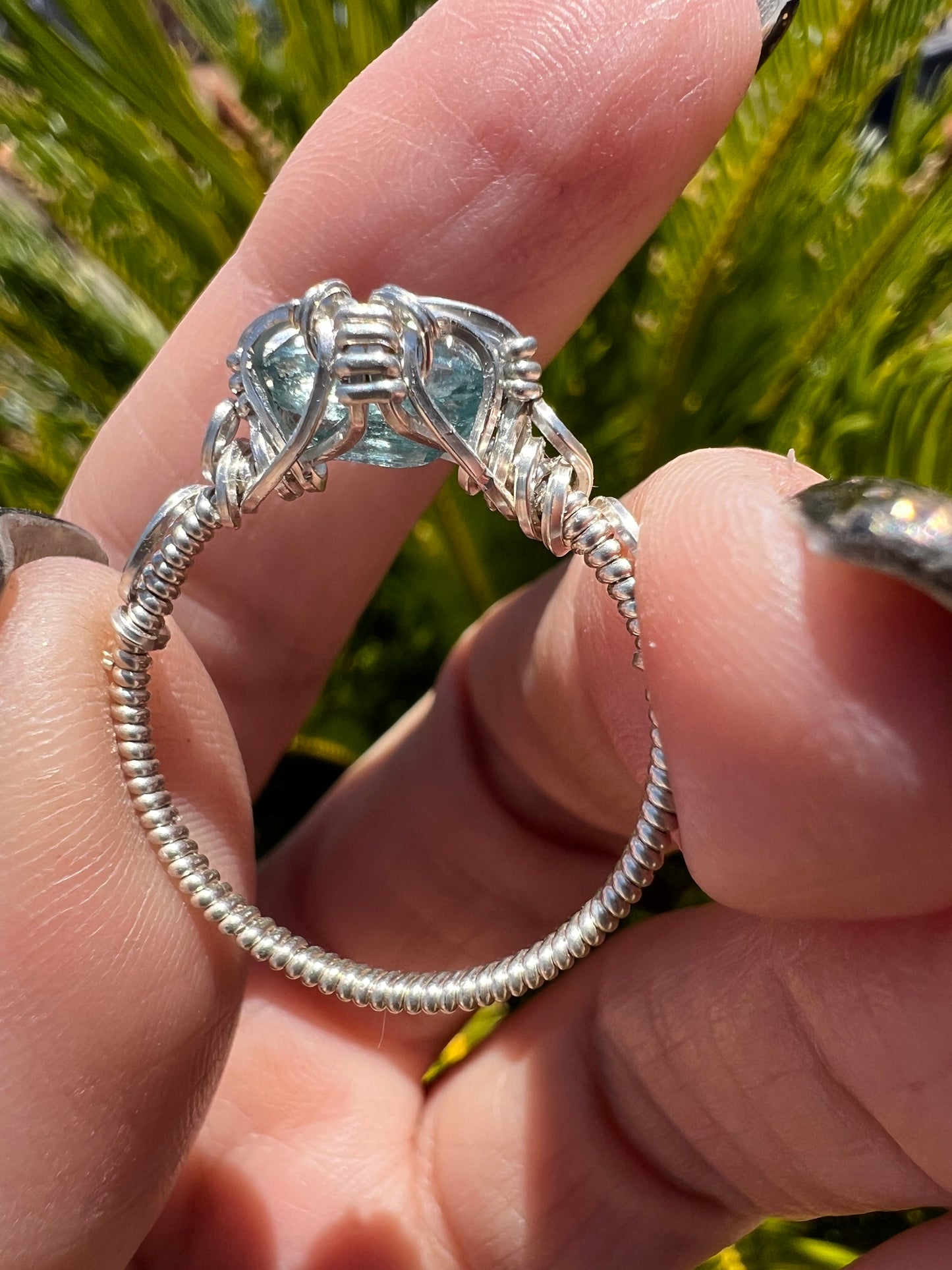 Kyanite Ring~Ocean Veil
