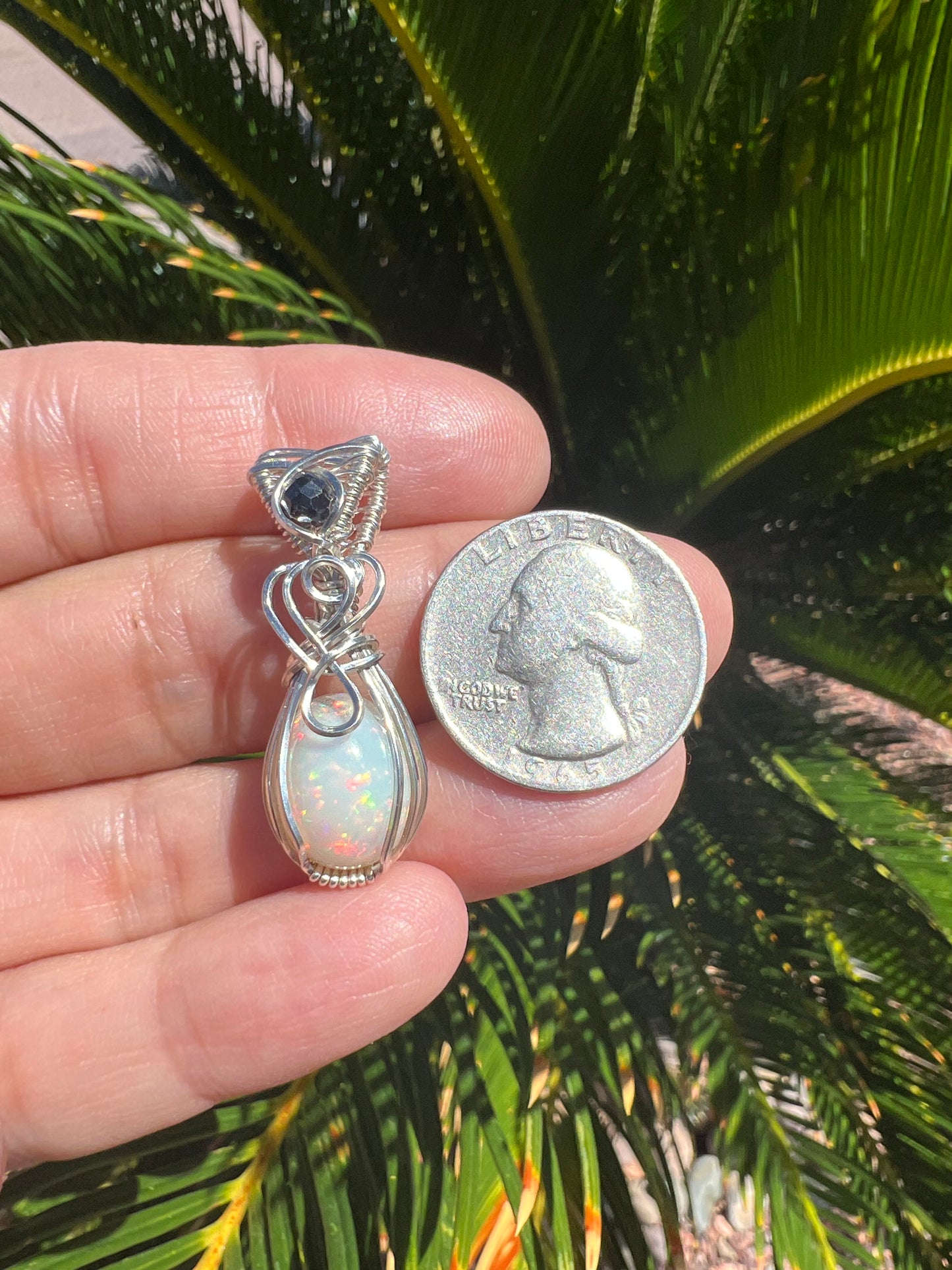 Ethiopian Opal w/ Sapphire