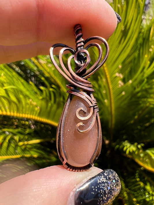 Peach Moonstone