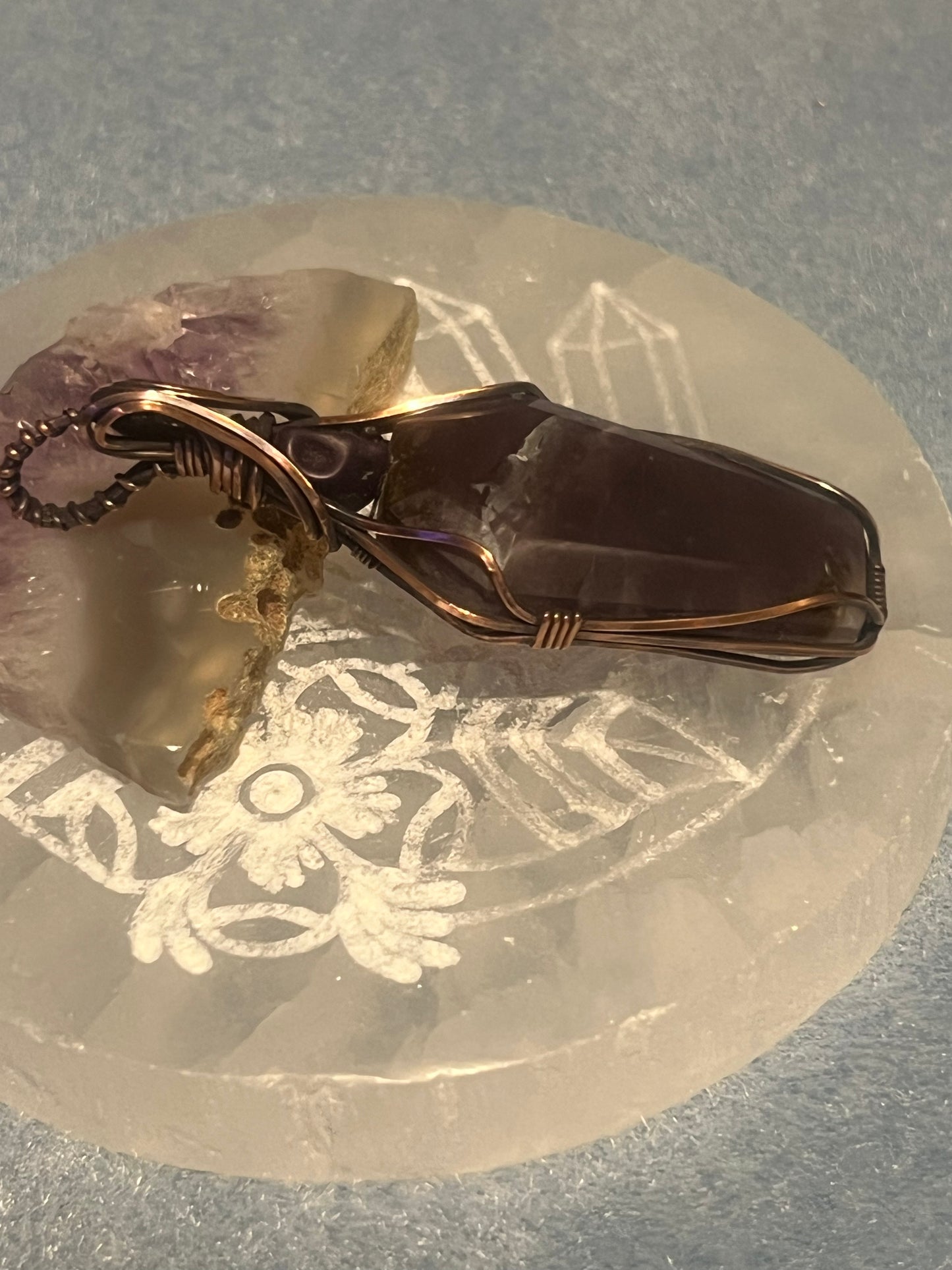 Purple Plume Coffin