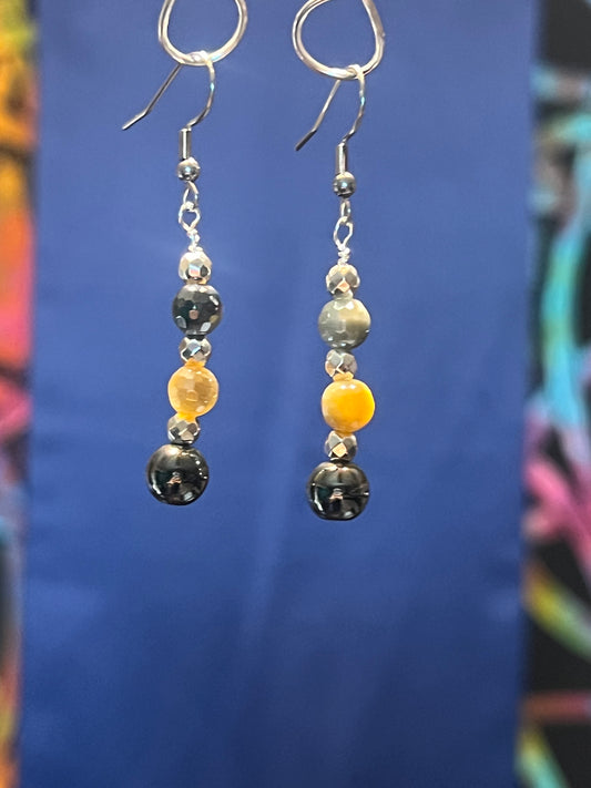 Tigers Eye Earrings