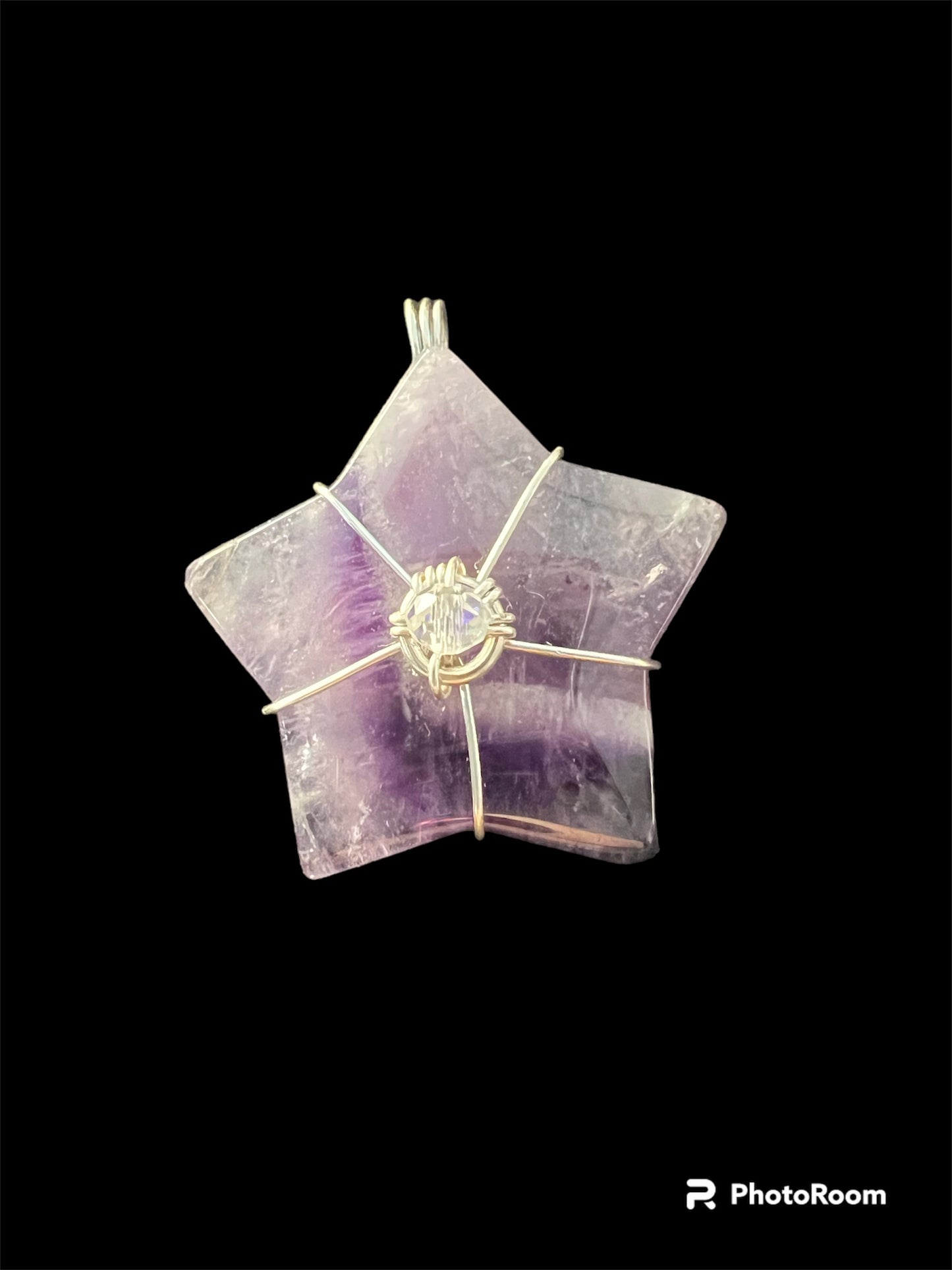Chevron Amethyst Star