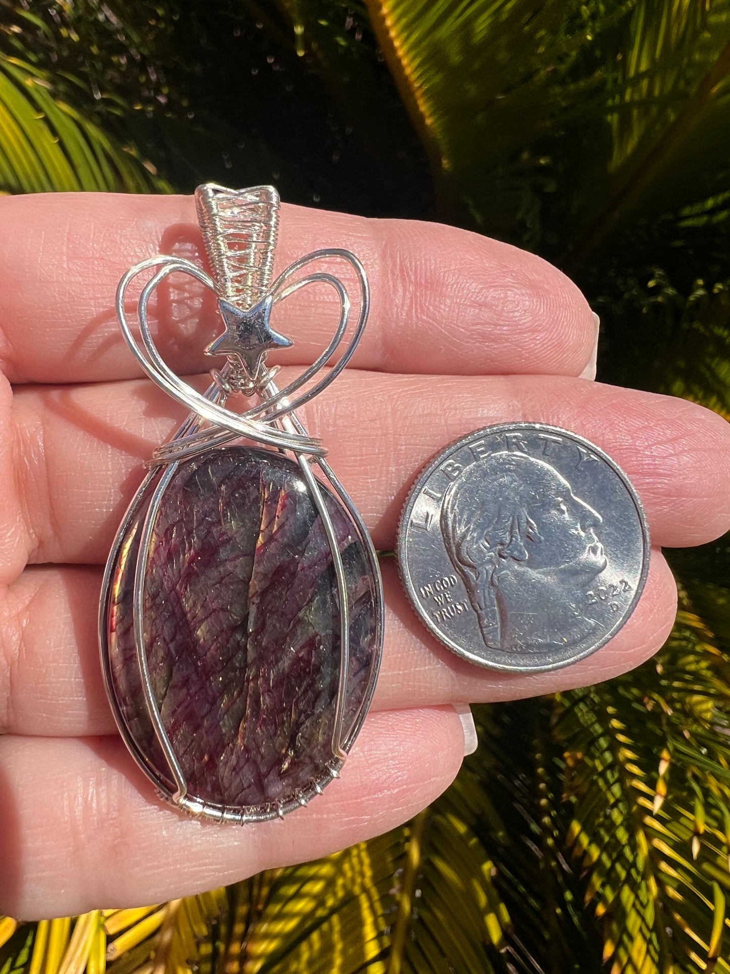 Dyed Purple Labradorite ~ Starborn