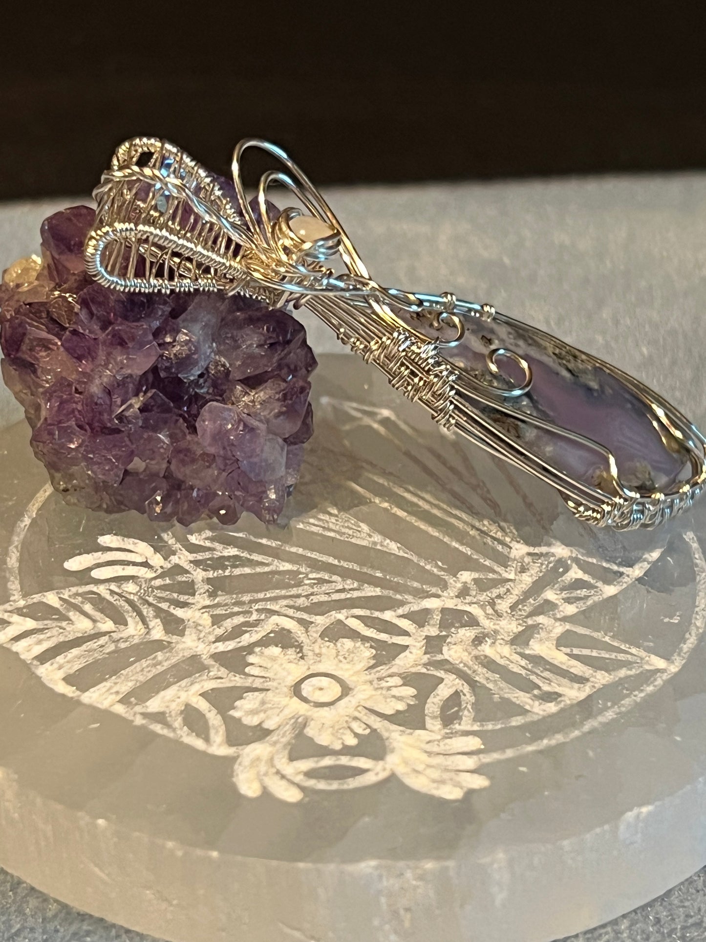 Purple Moss Agate