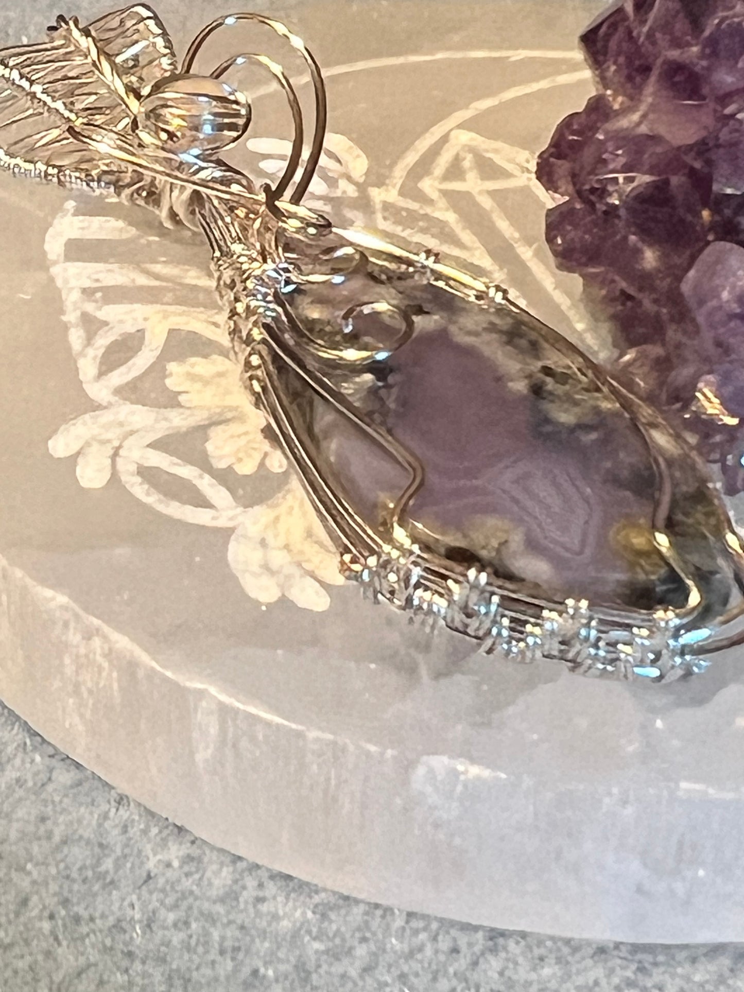 Purple Moss Agate