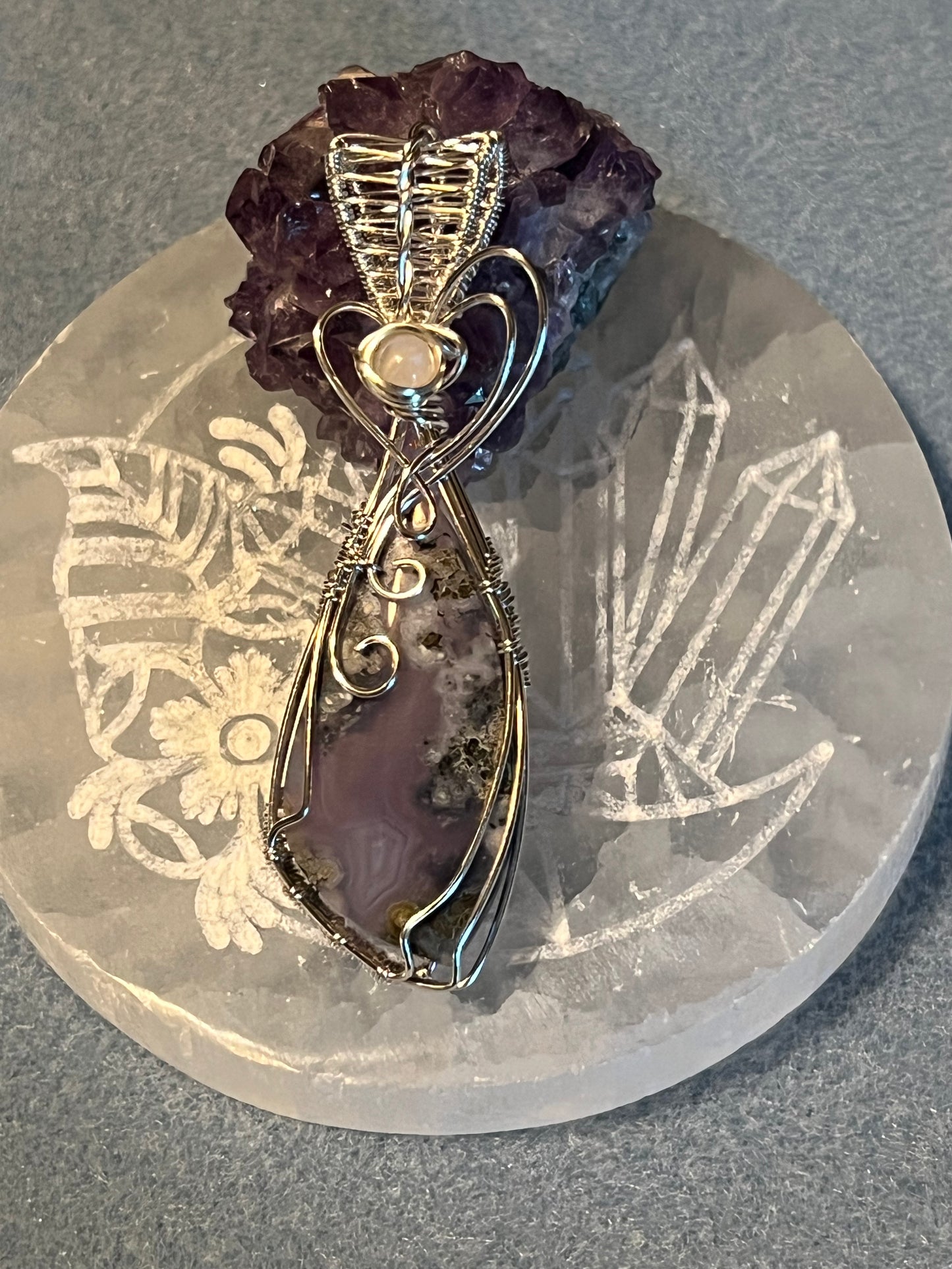 Purple Moss Agate