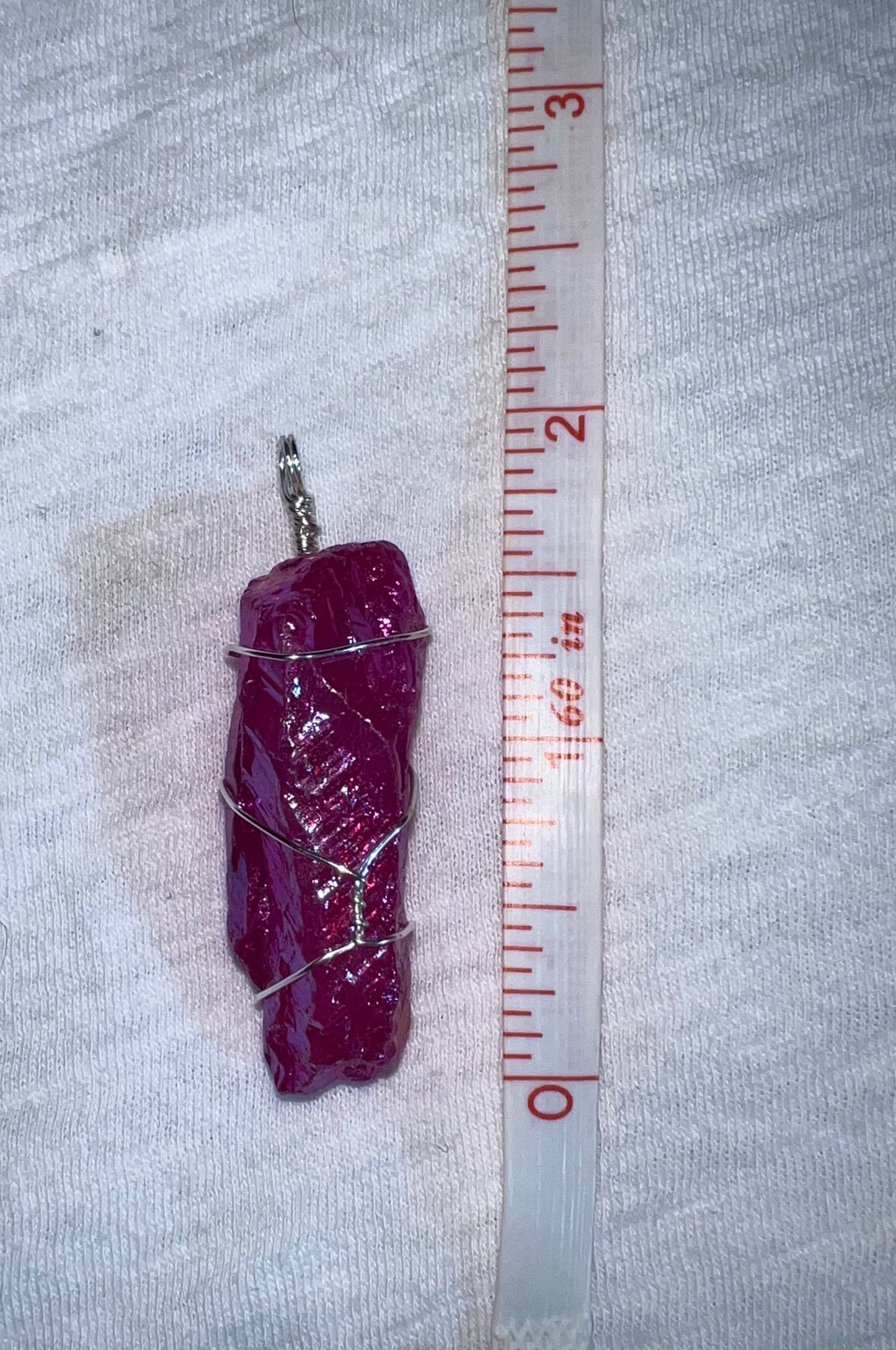 Pink Iridescent Crystal