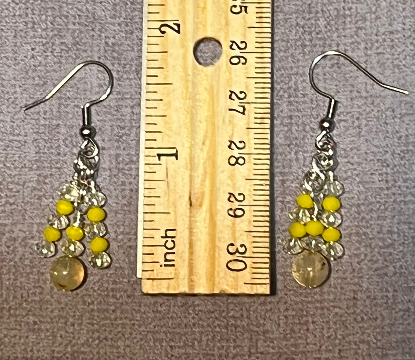 Citrine Crystal Earrings
