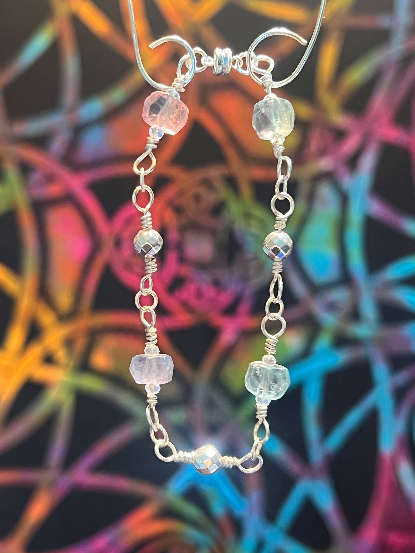 Flourite & Hematite Bracelet