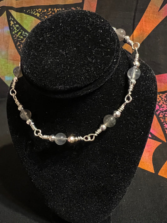 Labradorite chain bracelet