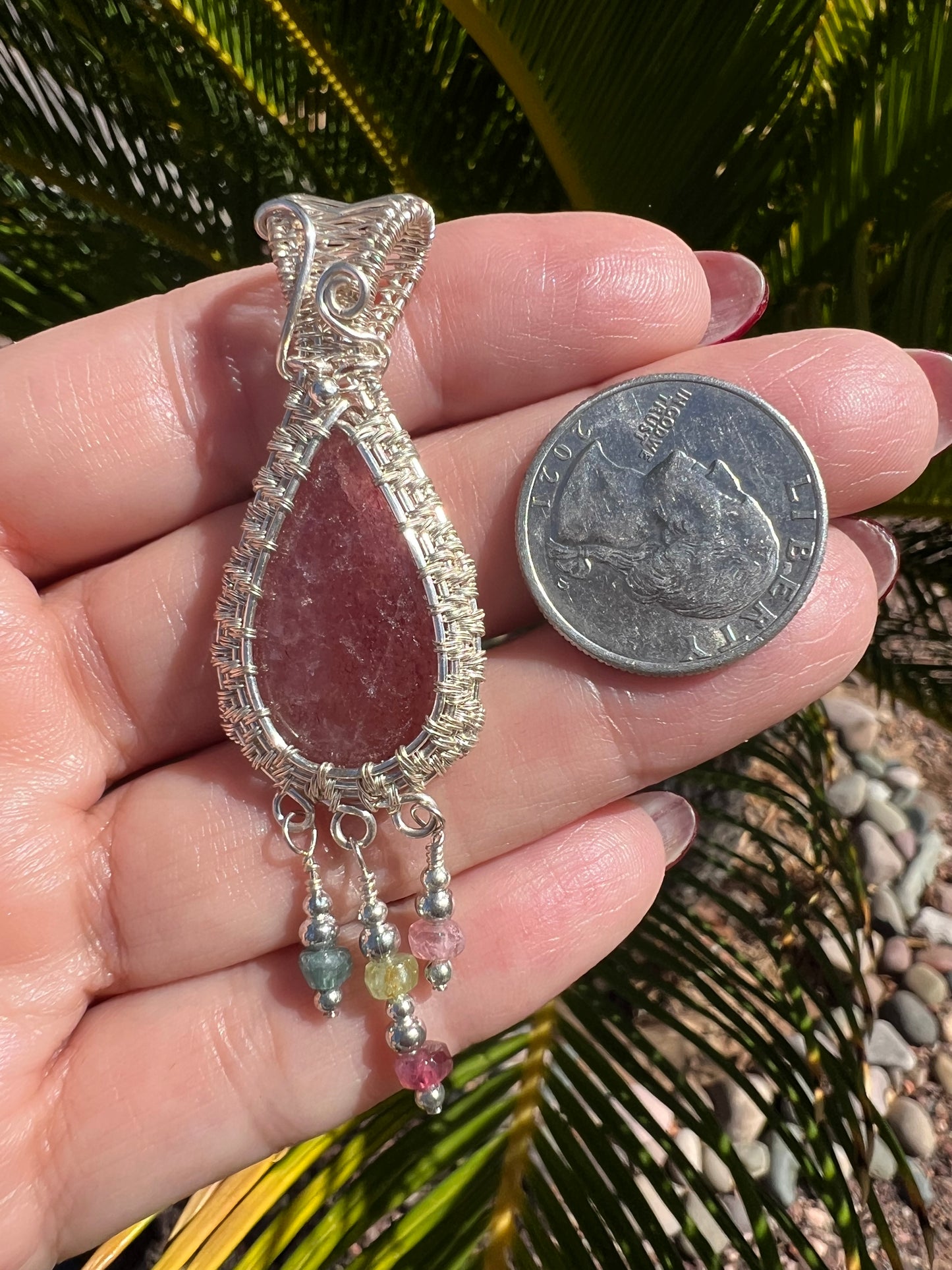 Strawberry Quartz Tourmaline