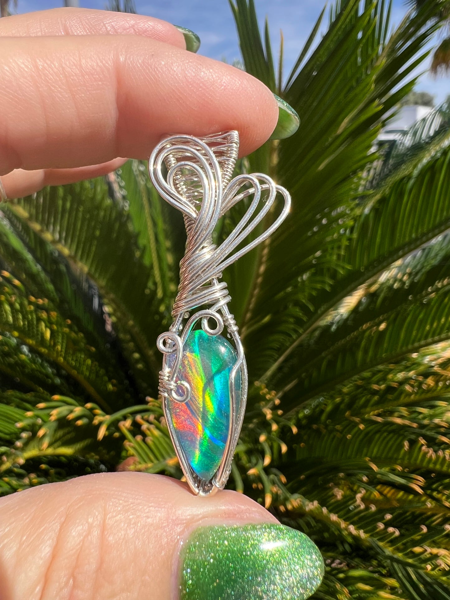 Aurora Opal — Celestial Flame