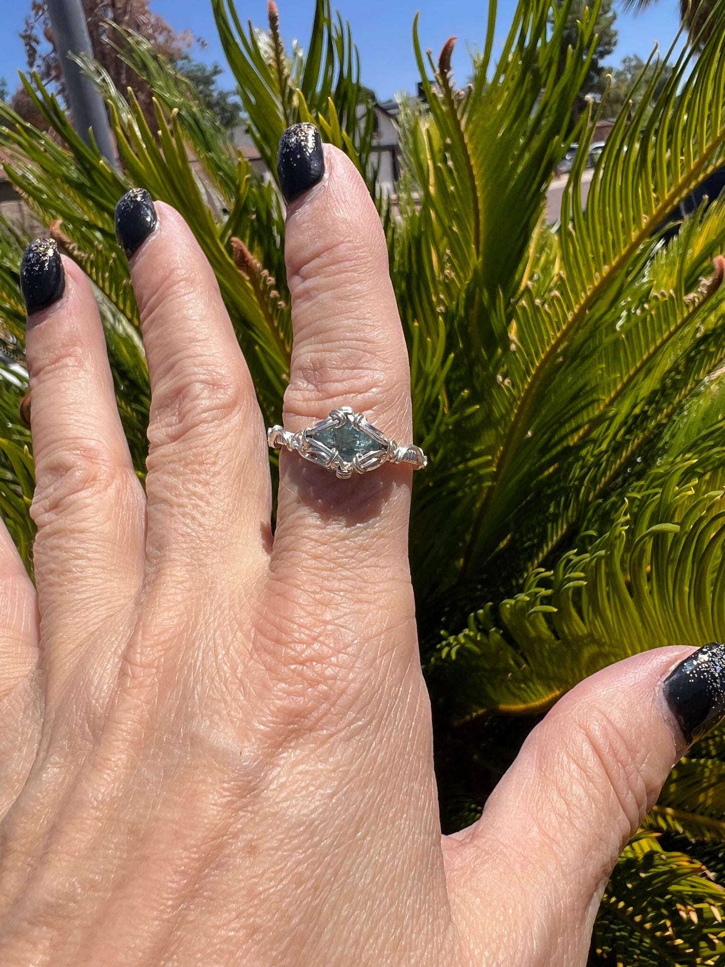 Kyanite Ring~Ocean Veil