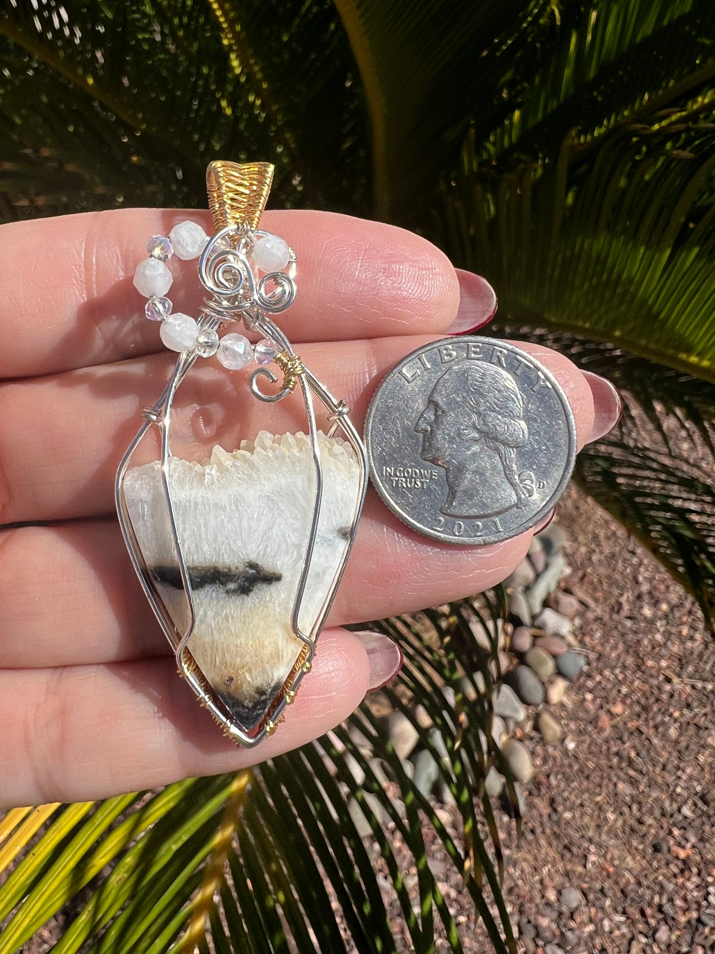 Tiger Druzy & Moonstone