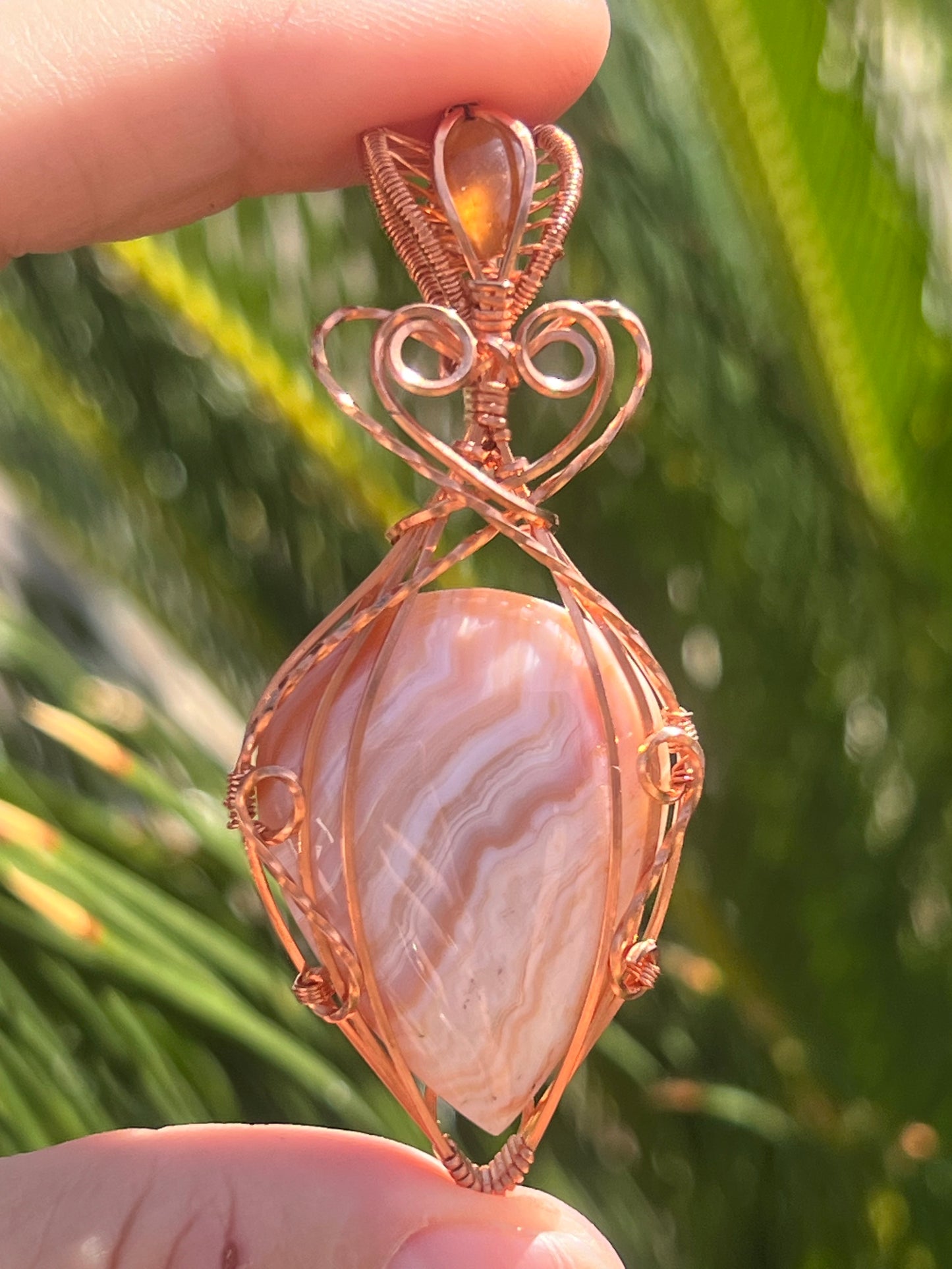 Peach Lace & Tourmaline