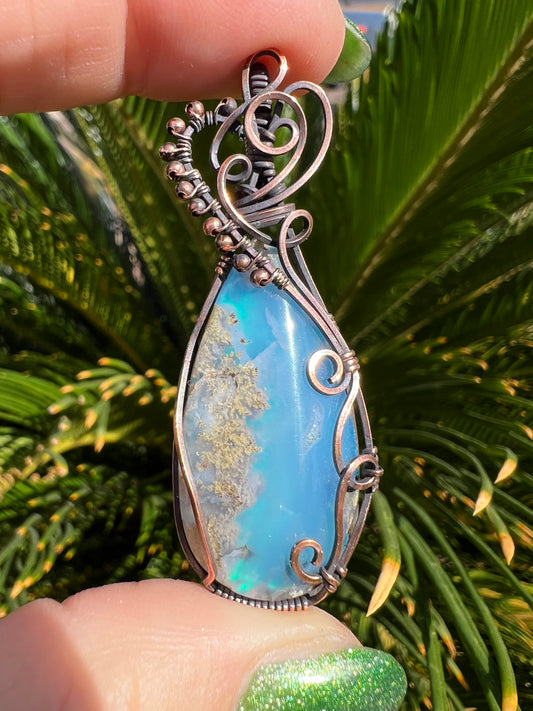 Aurora Moss Agate — Whisper of the Sea