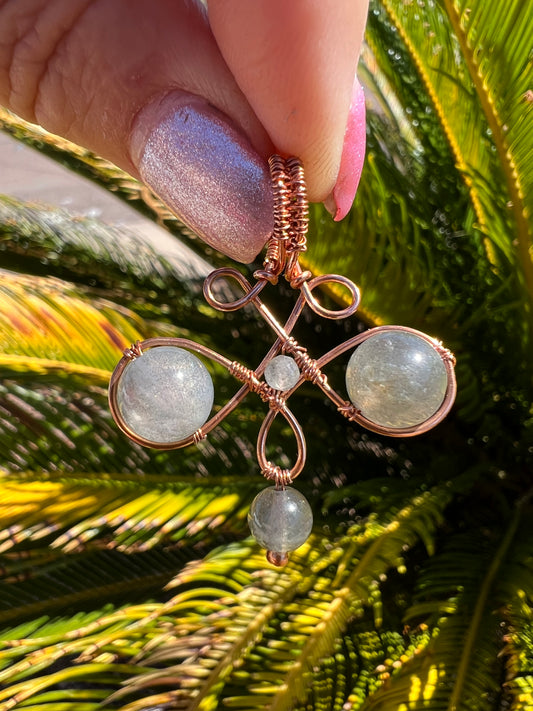 Labradorite — Copper Curl