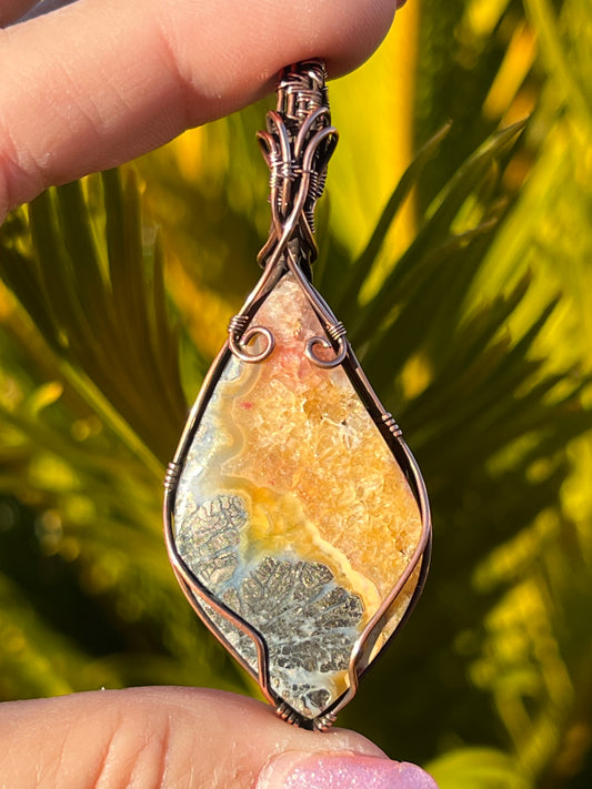 Red Marcasite ~ Solar Bloom