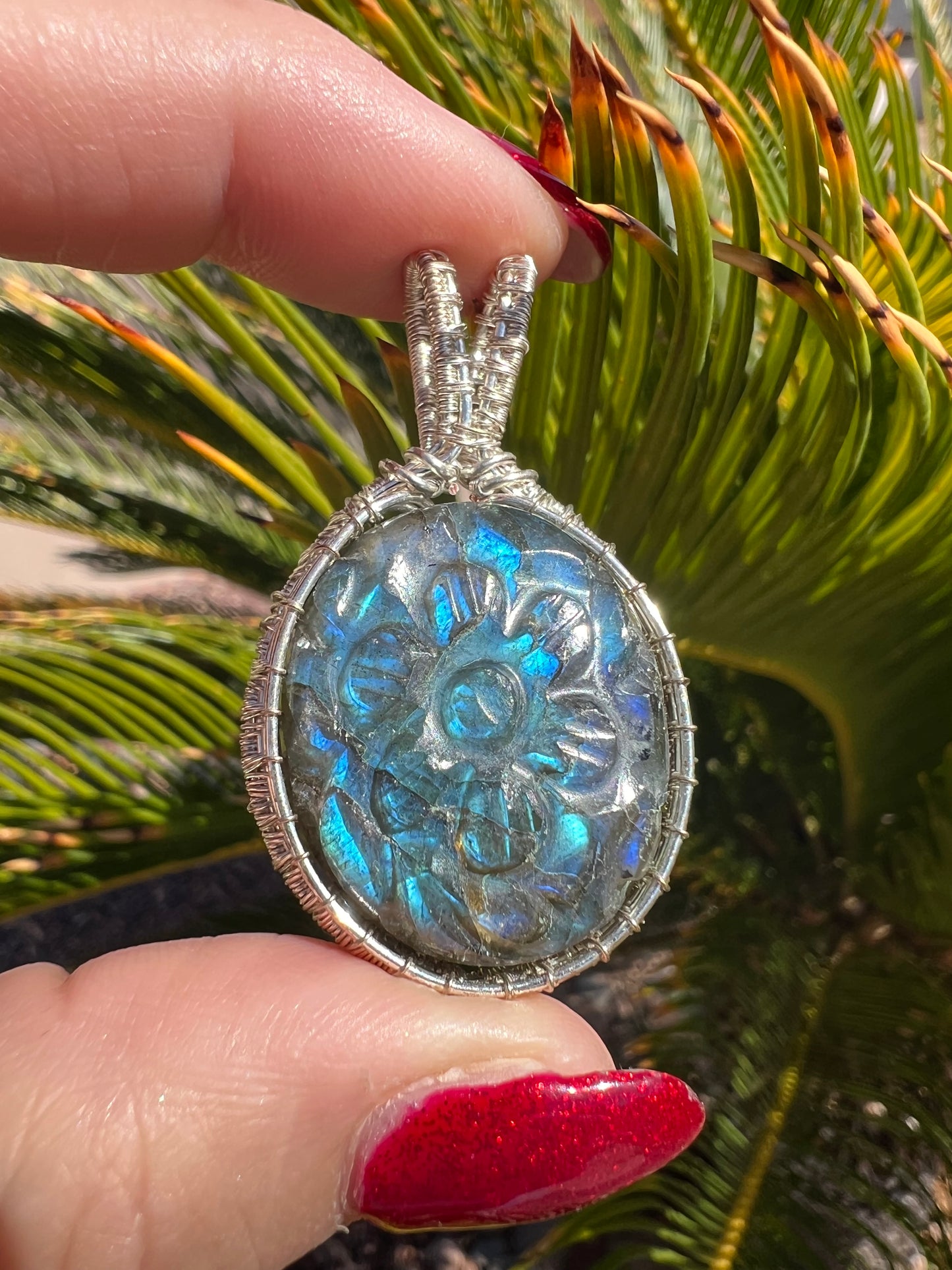 Floral Labradorite