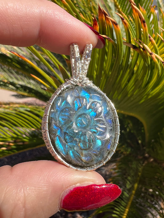 Floral Labradorite