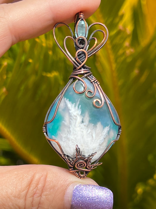 Aura Plume Agate – Sky at Dawn
