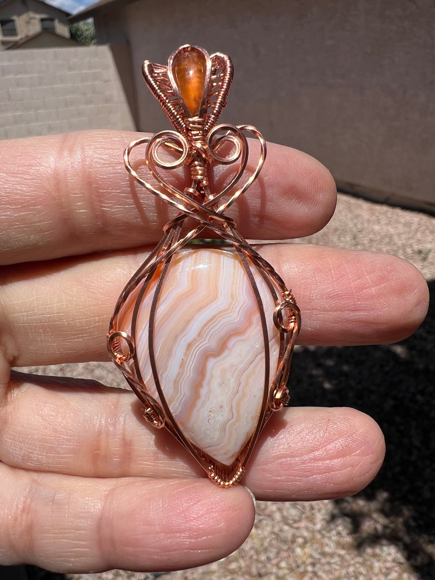 Peach Lace & Tourmaline