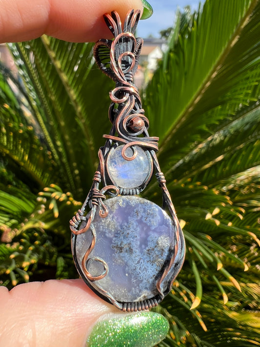 Purple Moss Agate — Lunar Veil