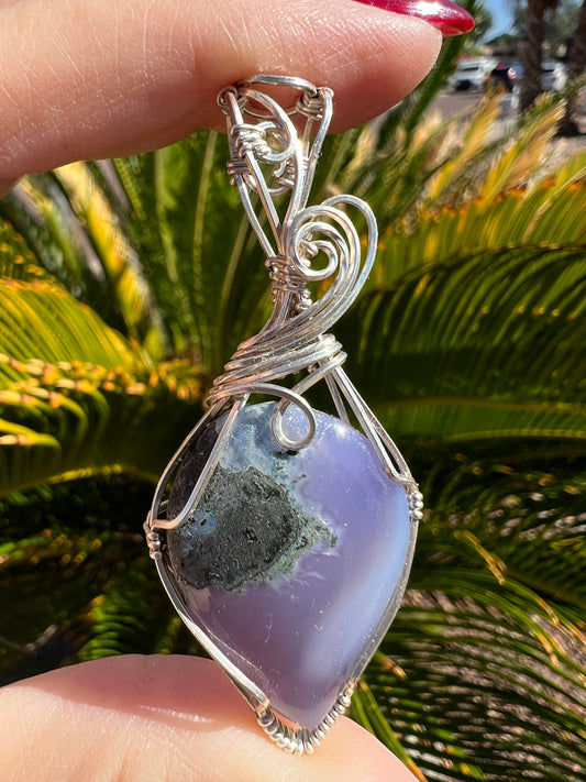 Purple Moss Agate