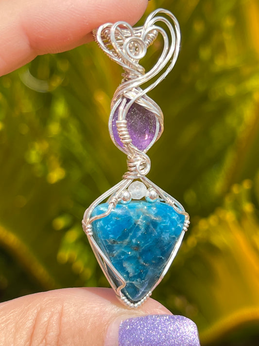 Apatite, Amethyst & Moonstone ~ Sacred Vision