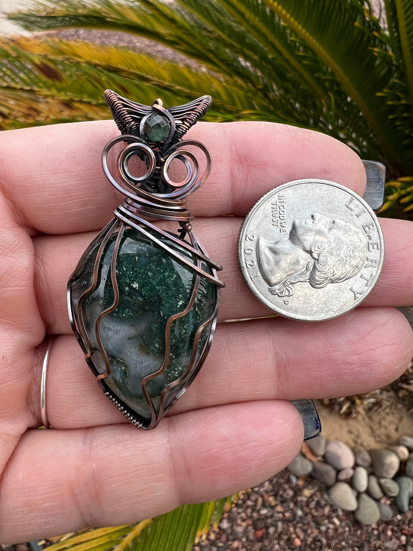 Green Moss Agate