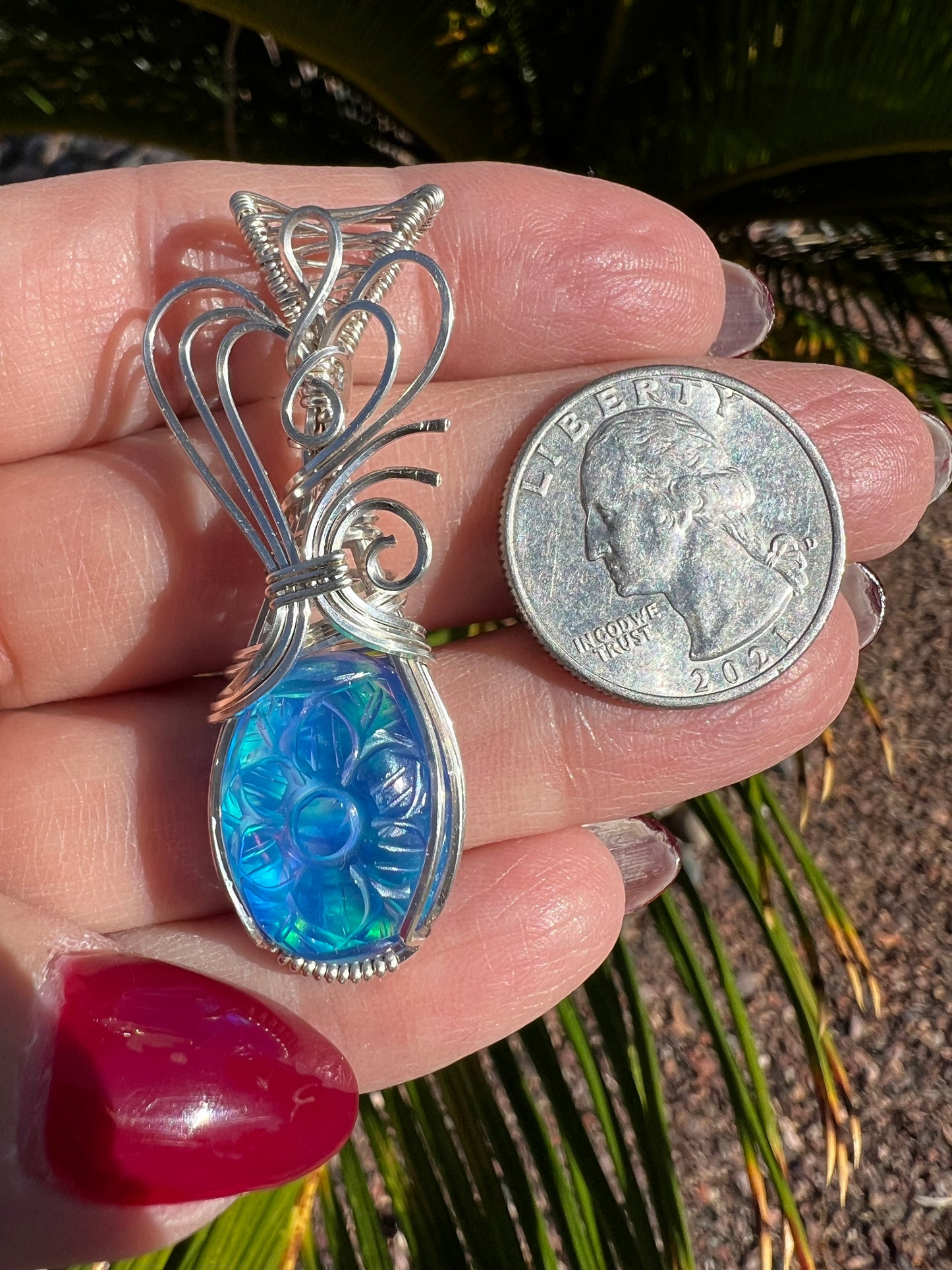 Floral Aurora Opal