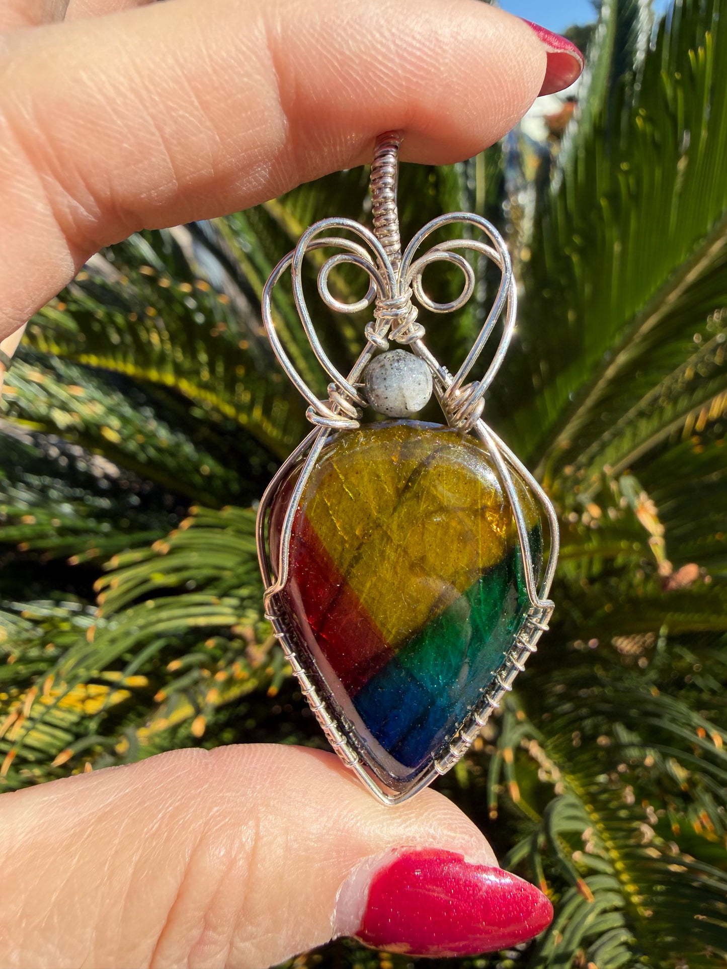 Dyed Labradorite ~ Rainbow Alchemy
