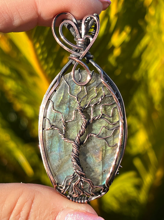 Labradorite Tree of Life ~ Spiritroot Awakening