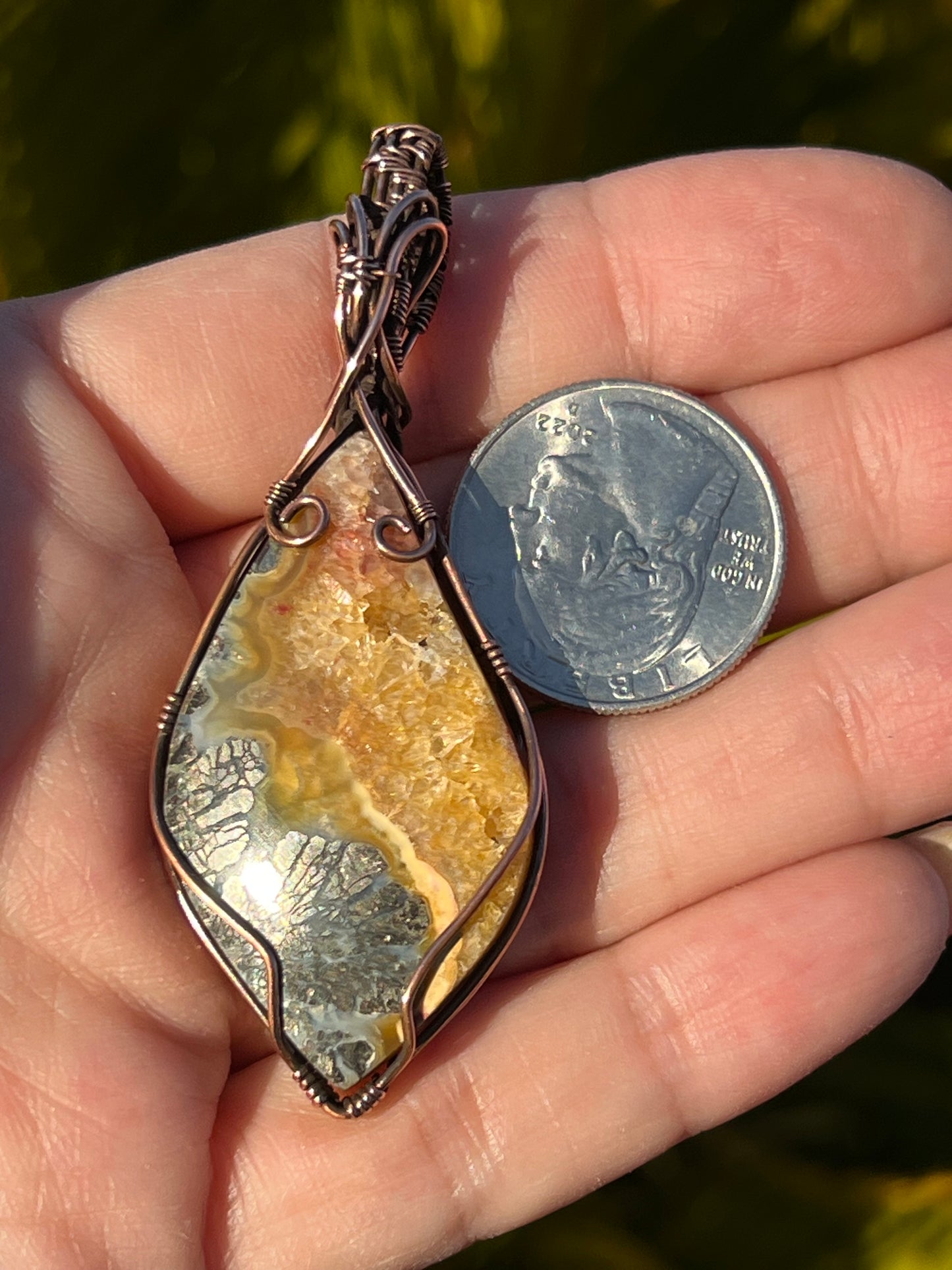 Red Marcasite ~ Solar Bloom