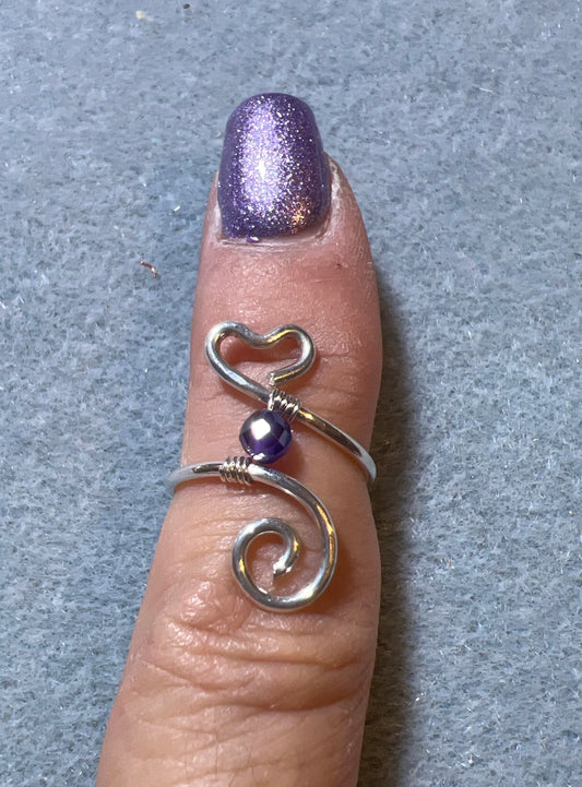 Zircon Heart Swirl