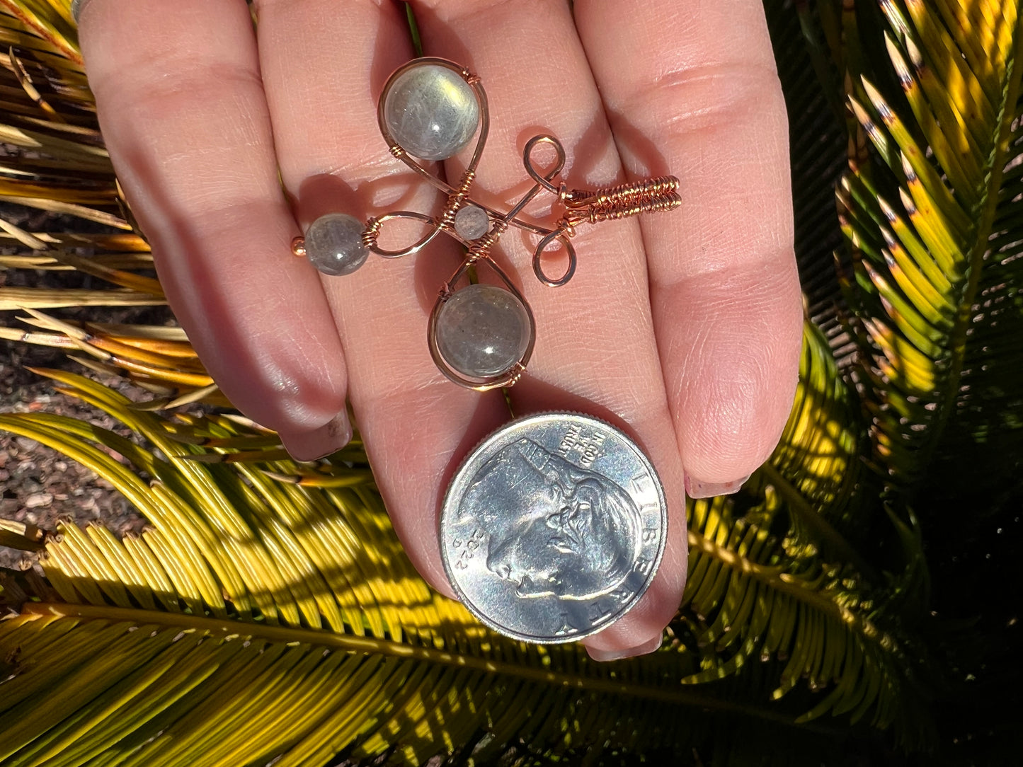 Labradorite — Copper Curl