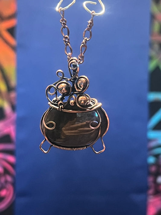 Silver Sheen Cauldron