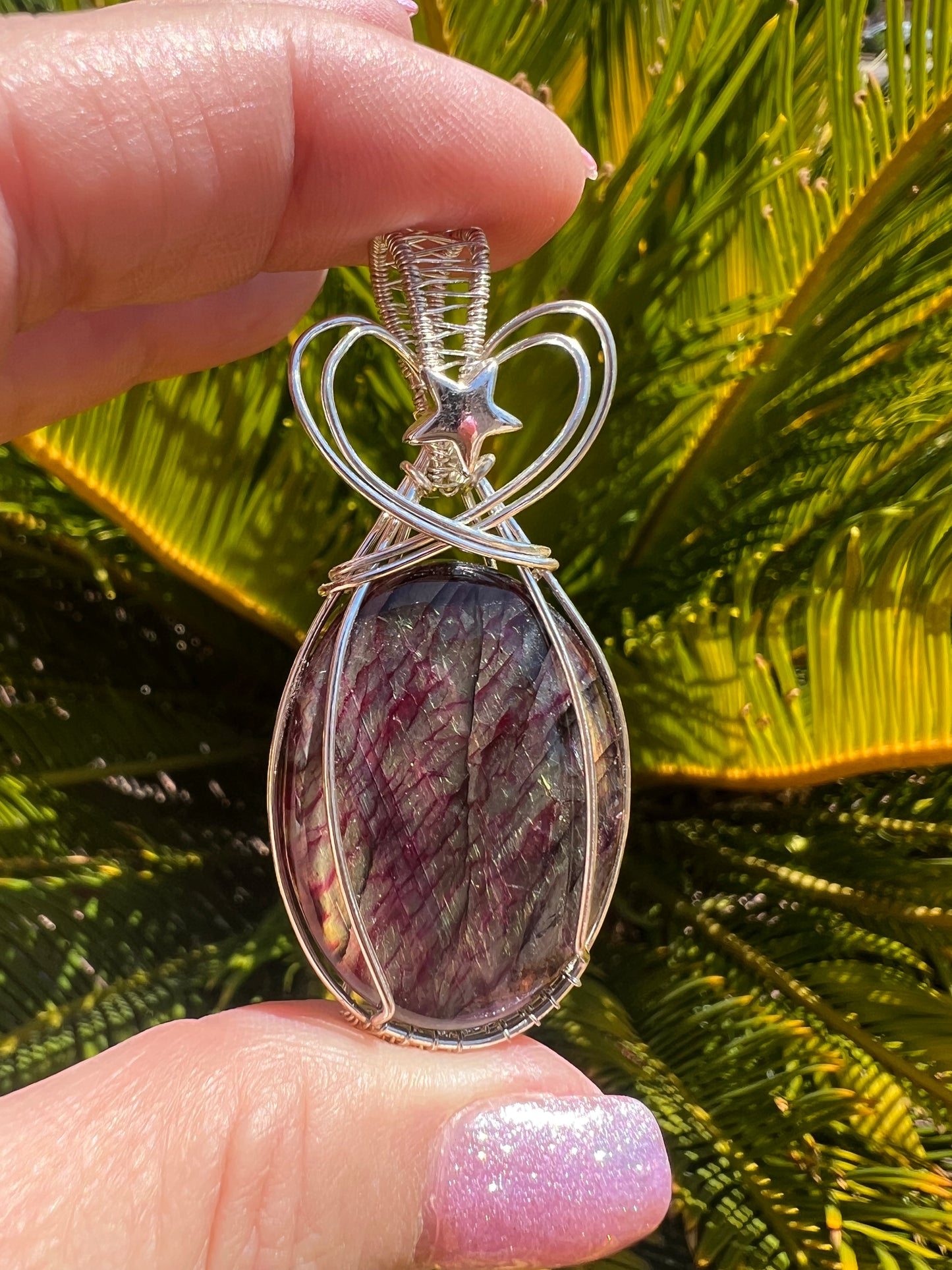 Dyed Purple Labradorite ~ Starborn