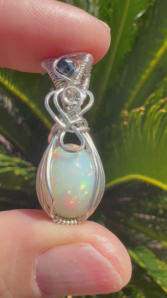 Ethiopian Opal w/ Sapphire